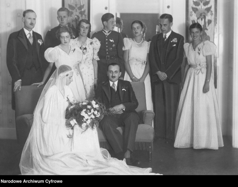 image.from.unit.number "Ślub hrabiego Kazimierza Plater-Zyberka z hrabianką Ewą Grocholską"