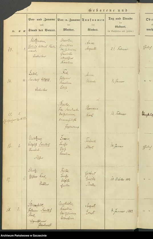 image.from.unit.number "Kirchenbuch. Lübzin (Lubczyna, now.)."