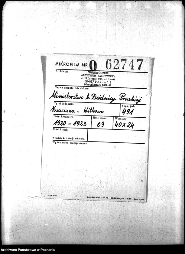 Obraz 2 z jednostki "Nosacizna - Witkowo"