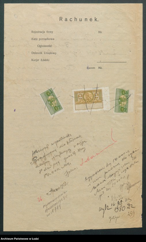 Obraz 8 z jednostki "Bernard Ejchner i S-ka – sprzedaż i wyrób manufaktury"