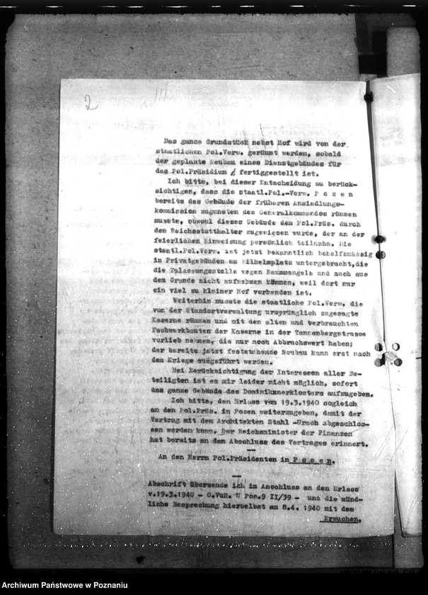 Obraz 6 z jednostki "Polizeidienststelle Dominikanerkloster, Posen"