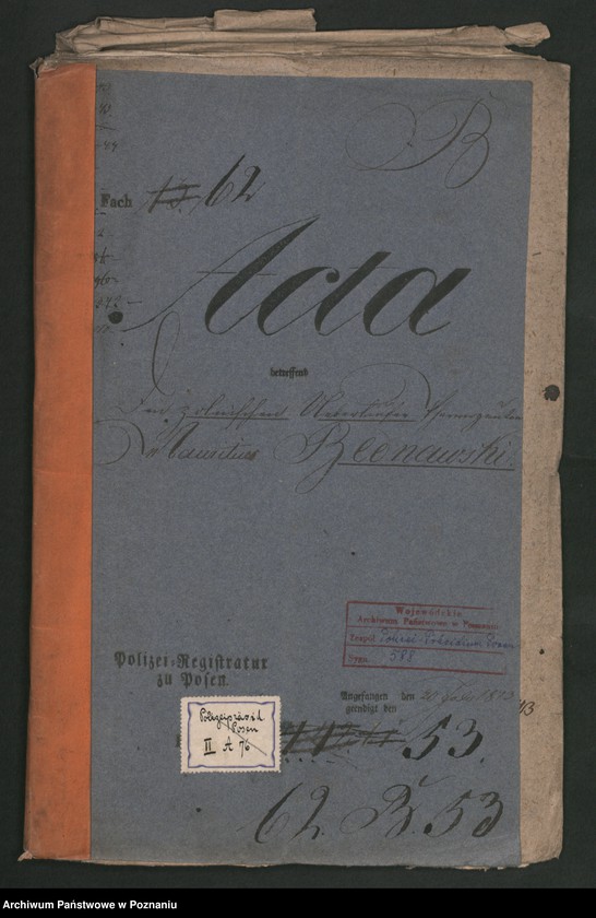 Obraz 2 z jednostki "A. betr. den polnischen Überläufer Pharmazeuten Mauritius Bednawski"
