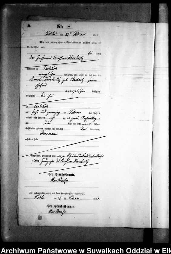 image.from.unit.number "Geburts-Neben-Register des Preussischen Standes-Amtes Kehlen Kreis Angerburg"