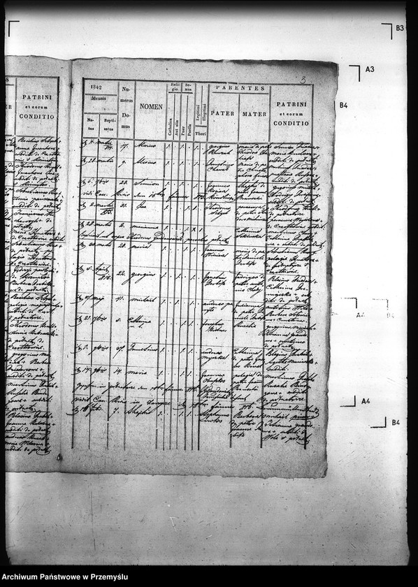 image.from.unit.number "[Kopie ksiąg metrykalnych parafii Pełniatycze z filiami Cząstkowice, Czelatyce, Roźwienica, Rożniatów, Rudołowice, Wola Roźwienicka (dekanat Pruchnik)]"