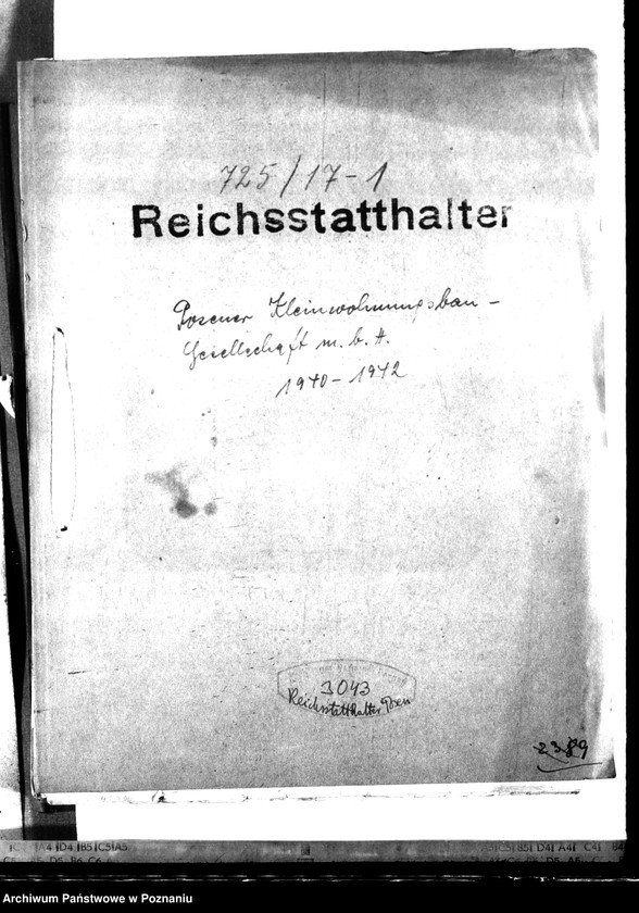 Obraz 4 z jednostki "Posener Kleinwohnungsbau- Gesellschaft mit beschränkter Haftung"