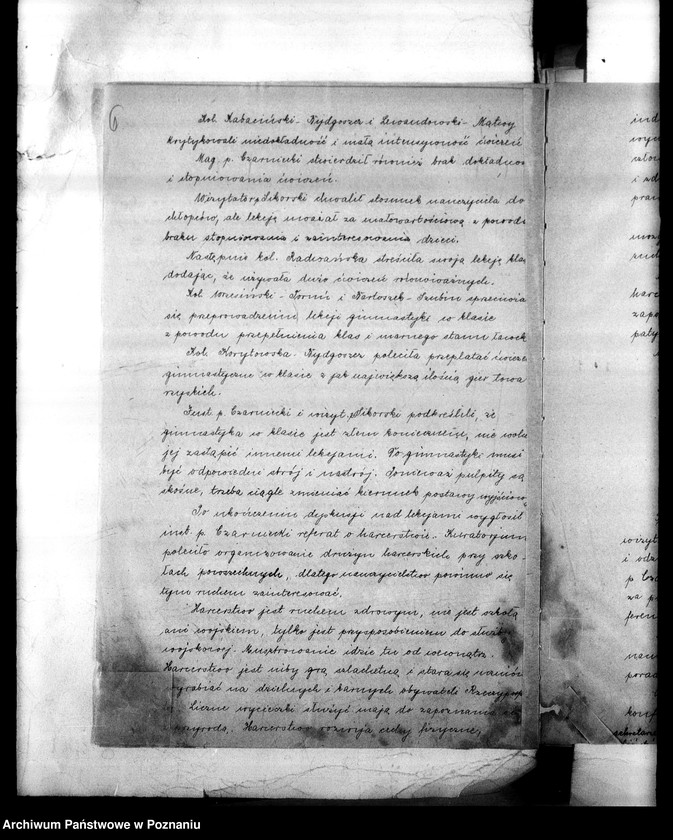 Obraz 10 z jednostki "[Protokoły z okręgowej konfederacji nauczycieli wychowania fizycznego]"