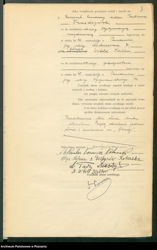 Obraz 4 z jednostki "Księga miejscowa małżeństw tom I [Rejestr główny małżeństw]"