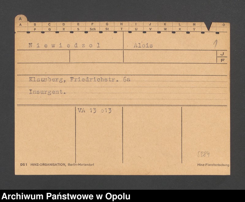 Obraz 3 z jednostki "[Niewiedzol Alois, Klausberg]"