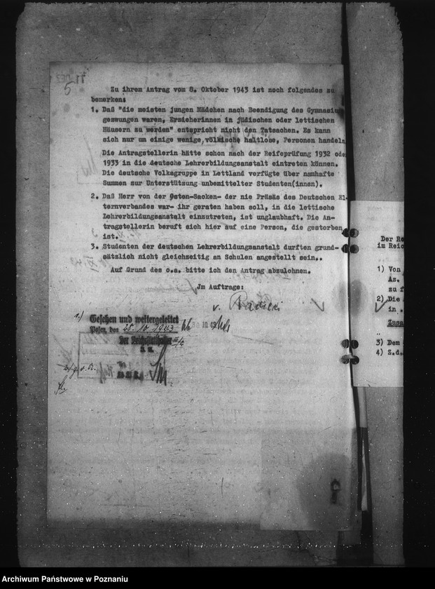 Obraz 9 z jednostki "Überbahme von Umsiedlern in den öffentlichen Dienst"