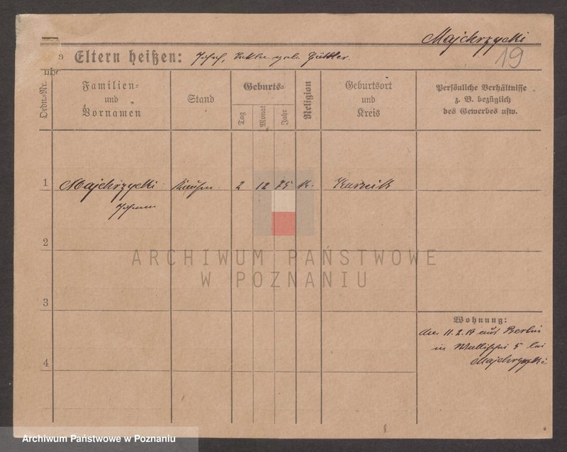 Obraz 19 z jednostki "Majchrzakowski - Majkowski"