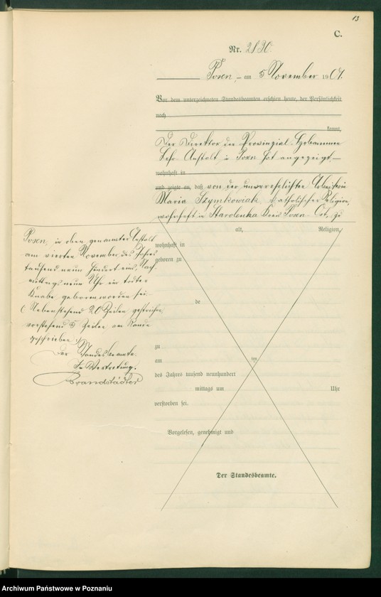 Obraz 16 z jednostki "[Księga zgonów t. VI]"