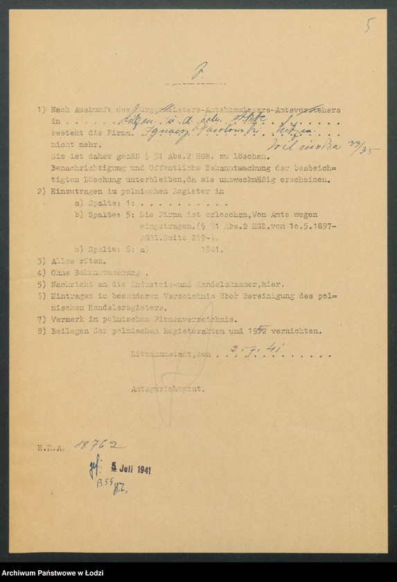 Obraz 7 z jednostki "Ignacy Pawłowski – sklep i warsztat rzeźniczy"