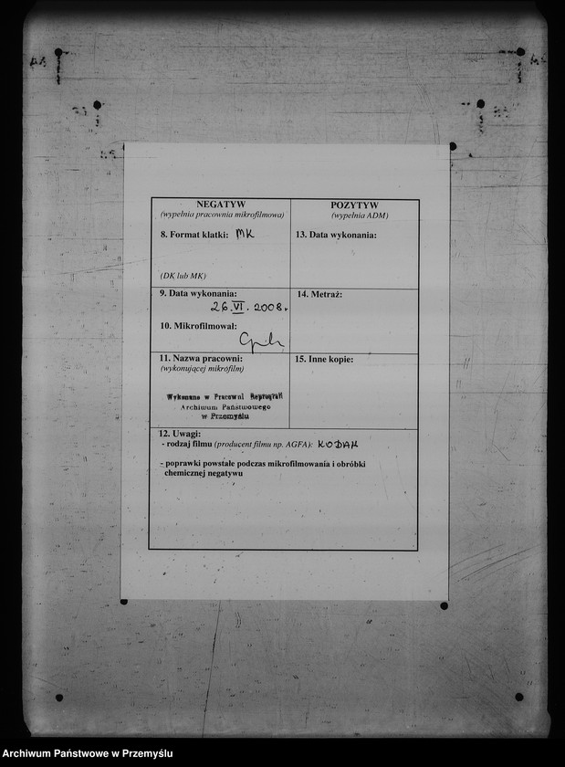 Obraz 3 z jednostki "[Kopie ksiąg metrykalnych parafii Maćkowice z filią Kosienice (dekanat Przemyśl)]"