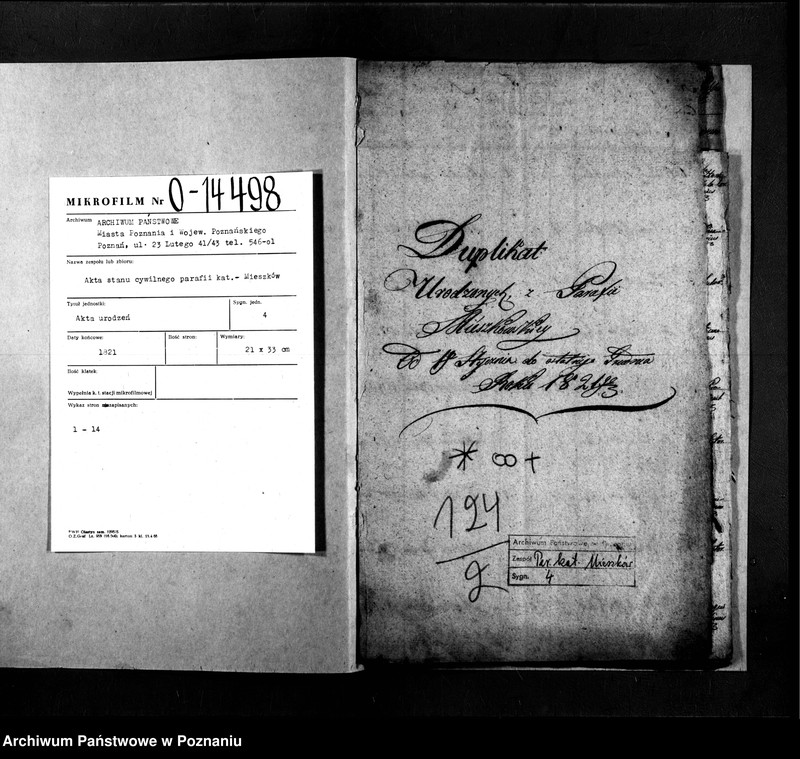 image.from.team "Akta stanu cywilnego Parafii Rzymskokatolickiej Mieszków (pow. jarociński)"