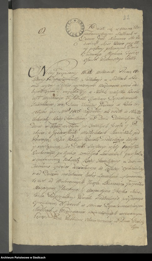 Obraz 18 z jednostki "Volumen 6ty. Księga Isza z roku 1815 [Akta notarialne od numeru 1 do numeru 174]"