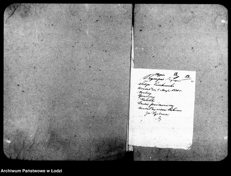 Obraz 19 z jednostki "Akta tyczące się przesiedleń"