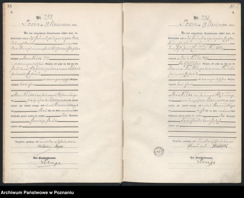 Obraz 10 z jednostki "Księga urodzeń t. II"