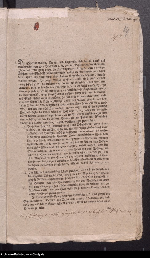 image.from.unit.number "Acta generalia und SpecialiaDie Copulation angehende Sachen (Circular-Verordnungen, Anweisungen)"