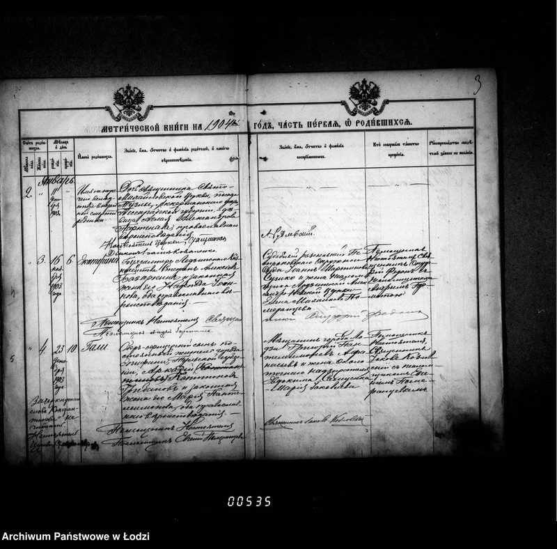 Obraz 7 z jednostki "Księga metrykalna aktów urodzeń, małżeństw i zgonów"