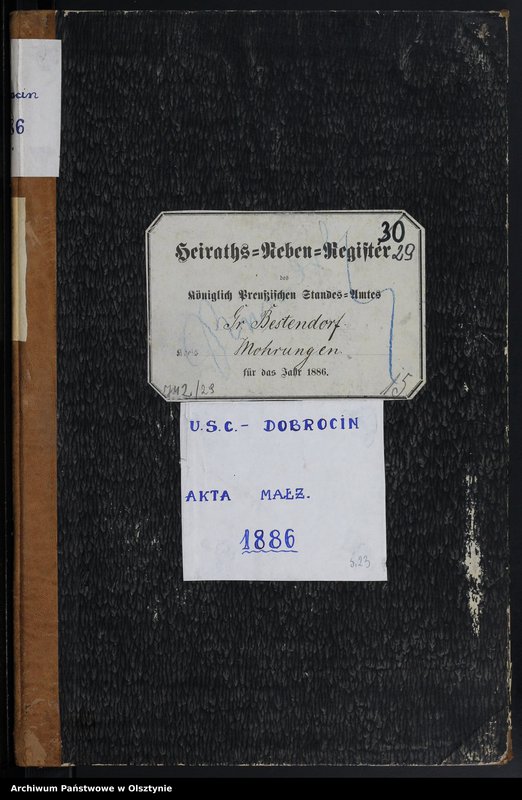 image.from.unit.number "Heiraths-Neben-Register Nr 1 - 11"