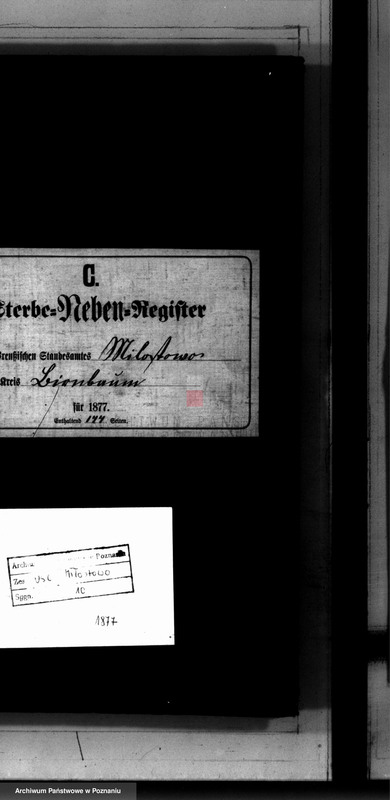 Obraz 1 z jednostki "Księga zgonów"