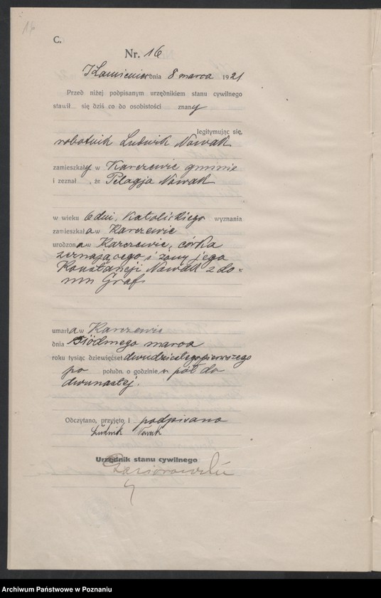 Obraz 18 z jednostki "Rejestr główny zgonów"