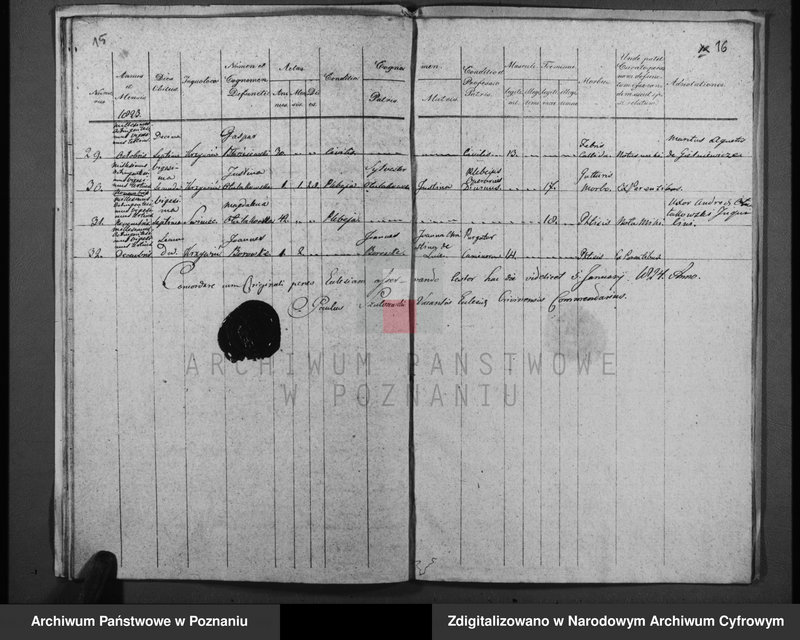 Obraz 12 z jednostki "Duplicatum baptisatorum, copulatorum, mortuorum"