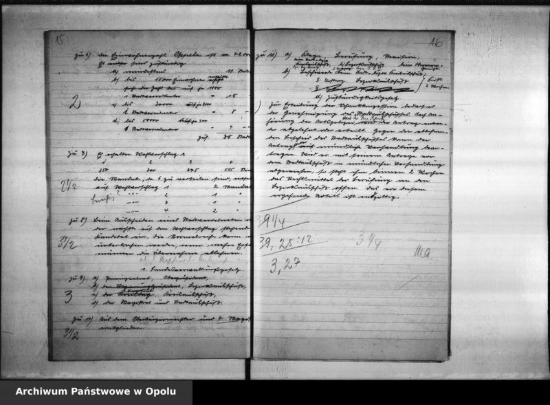 Obraz 14 z jednostki "Prüfungsarbeiten 1. Verwaltungsprüfung (Stadtsekretärprüfung) 13./14.12. u. 17.12.1929. Brieger Nicolai Schiller Wünsche Wagner Hettwer Brannisch Peibst"