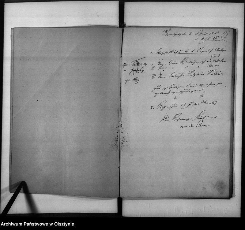 image.from.unit.number "Zwieten Kataster Insopektor Scherer [Franz], von 1. April 1890 erster Kataster Insopektor, 8. Dezember 1890 Steuerrath"