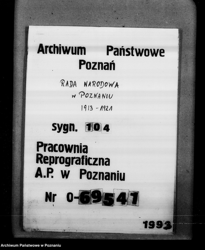 Obraz 1 z jednostki "Rok Kościuszkowski - korespondencja związana z obchodami setnej rocznicy śmierci Tadeusza Kościuszki."