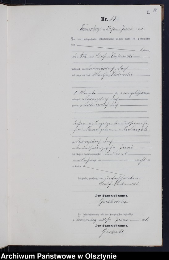 image.from.unit.number "Sterbe-Neben-Register Nr 1 - 28"