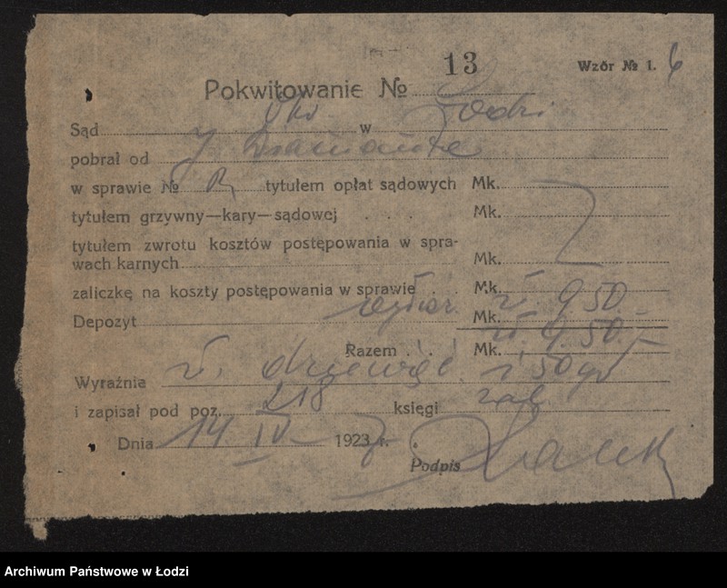 image.from.unit.number "Judka Dimant – drobna sprzedaż towarów bawełnianych"