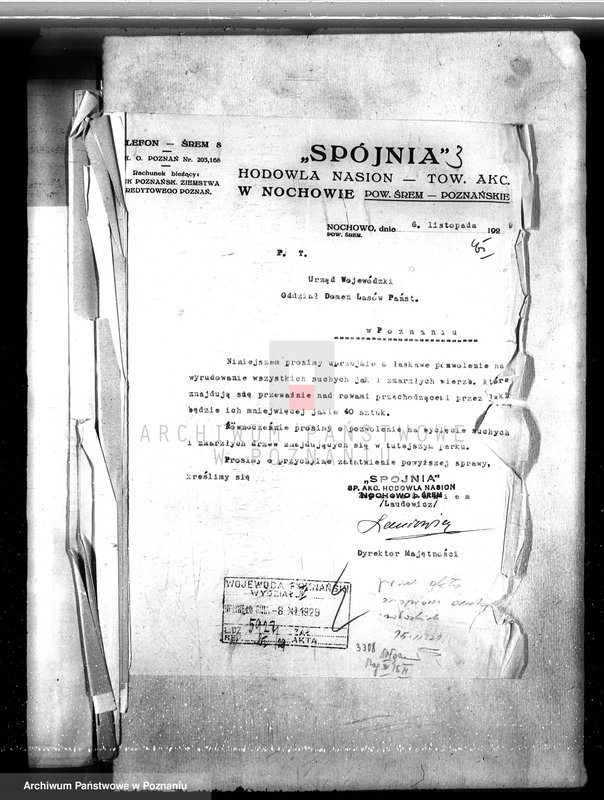 image.from.unit.number "Las majętności Nochowo w powiecie śremskim"
