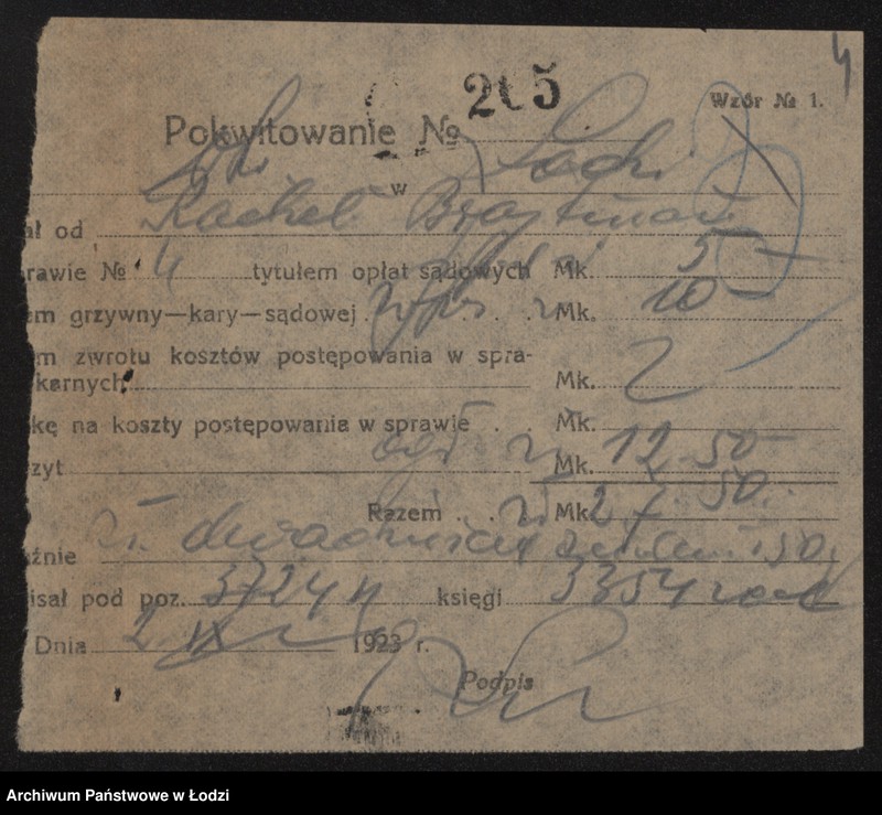 Obraz 6 z jednostki "Chaja Ruchla Strawczyńska – pracownia bielizny i drobna sprzedaż galanterii"