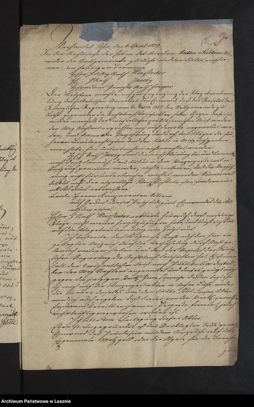 image.from.unit.number "[Die Prozesssache des Dominiums Reisen gegen die Stadtkommune und den Kgl. Fiskus wegen Ablosung der sogenannten Walz und Rustmühlenreparaturgelder]"