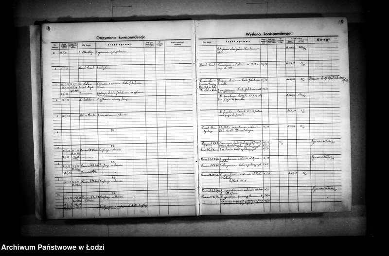 Obraz 12 z jednostki "Dziennik ogólnej korespondencji [przychodzącej i wychodzącej]"