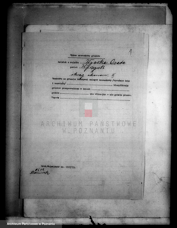 Obraz 5 z jednostki "Operat szacunkowy Wysoka osada powiatu wyrzyskiego"