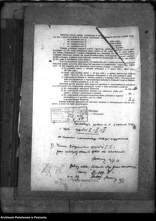 Obraz 7 z jednostki "Sprawy gospodarcze-ogólne Okólniki Dep. Spraw Wewnętrznych"