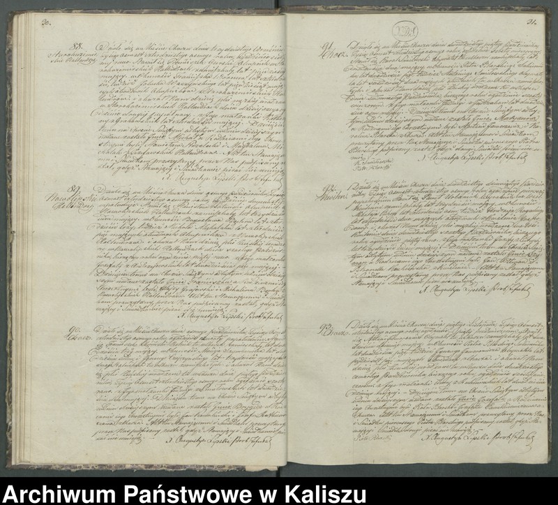 Obraz 20 z jednostki "Książka duplikat aktów urodzeń, zaślubień i zejść"