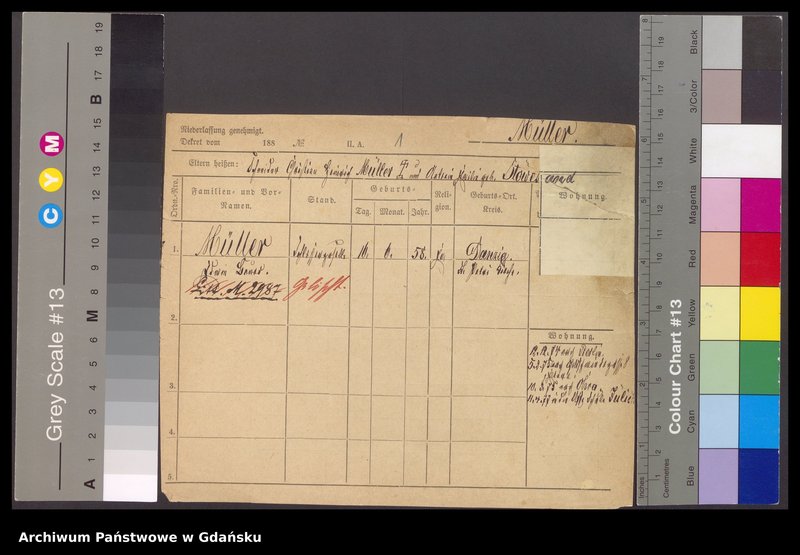 image.from.unit.number "Karty meldunkowe: Müller Edwin - Müller Gustav"