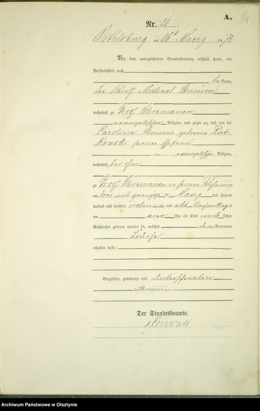 image.from.unit.number "Geburts-Haupt-Register Nr 1 - 73"