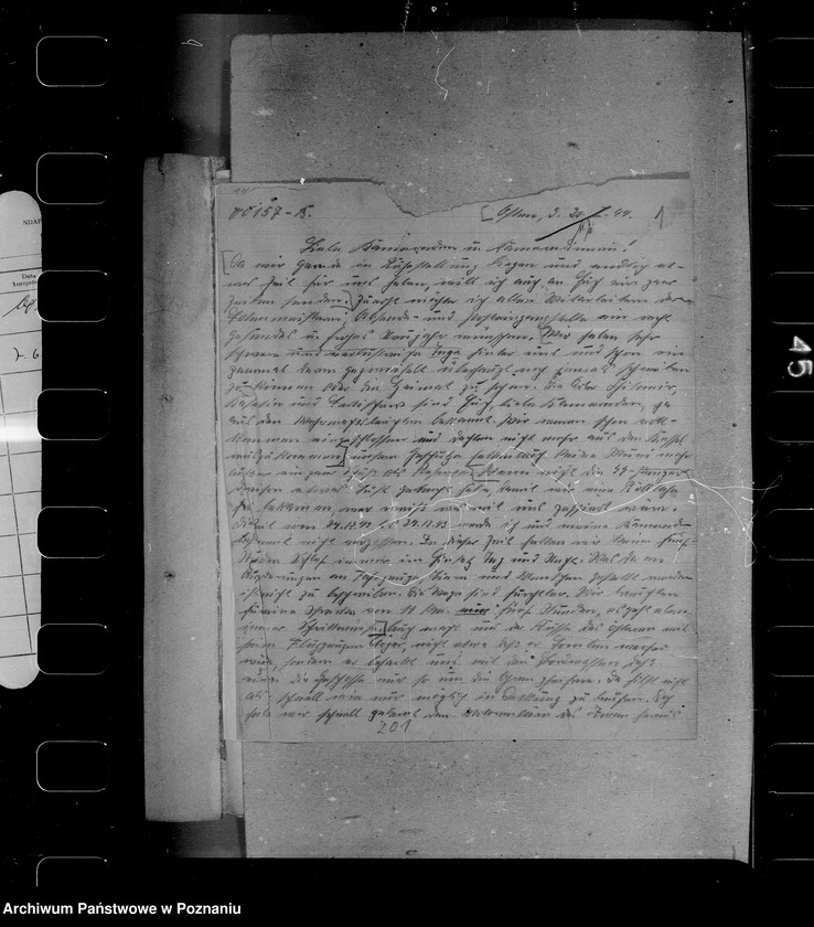 Obraz 5 z jednostki "Korespondencja z powołanymi do wojska pracownikami urzędu namiestnika"