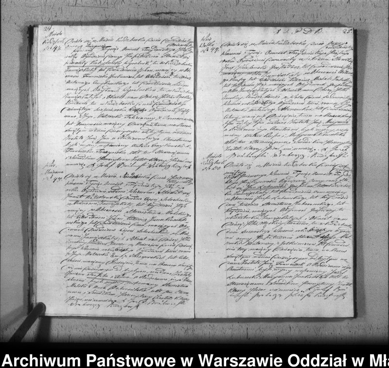 Obraz 17 z jednostki "Akta urodzin, małżeństw i zgonów"