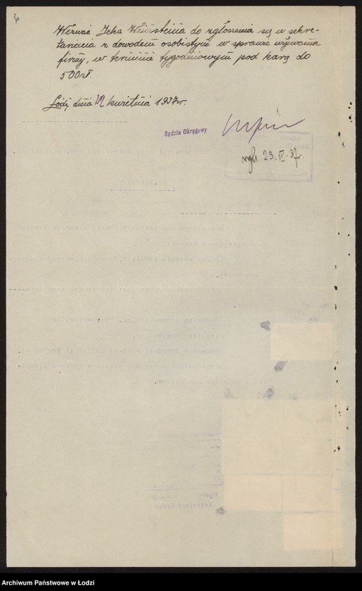 Obraz 8 z jednostki "Icek Wojnsztajn – sprzedaż odpadków wełny"