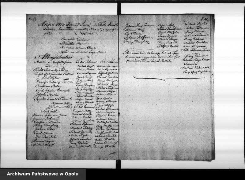 Obraz 12 z jednostki "Die im Jahre 1818 erfolgte Abnahme und Wiederaufsetzung des Knopfes auf dem hiesigen Rathaus - Thurme so wie die darinn gefundenen als auch jetzt wiederum hieneingethanen Nachrichten Vol. X"