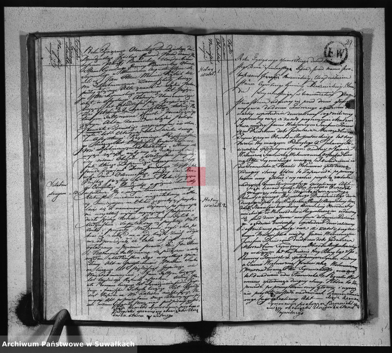 image.from.unit.number "Akta Zaślubionych Gminy Berznickiey od Dnia 1-o Stycznia 1820 Roku"