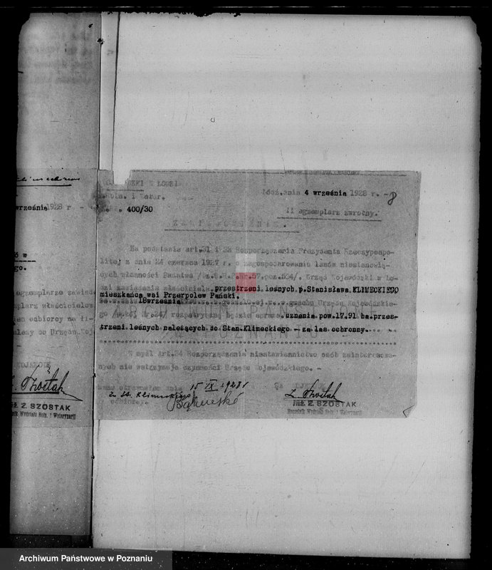 Obraz 12 z jednostki "Gmina Ceków w powiecie kaliskim nadzór nad gospodarką w lasach"