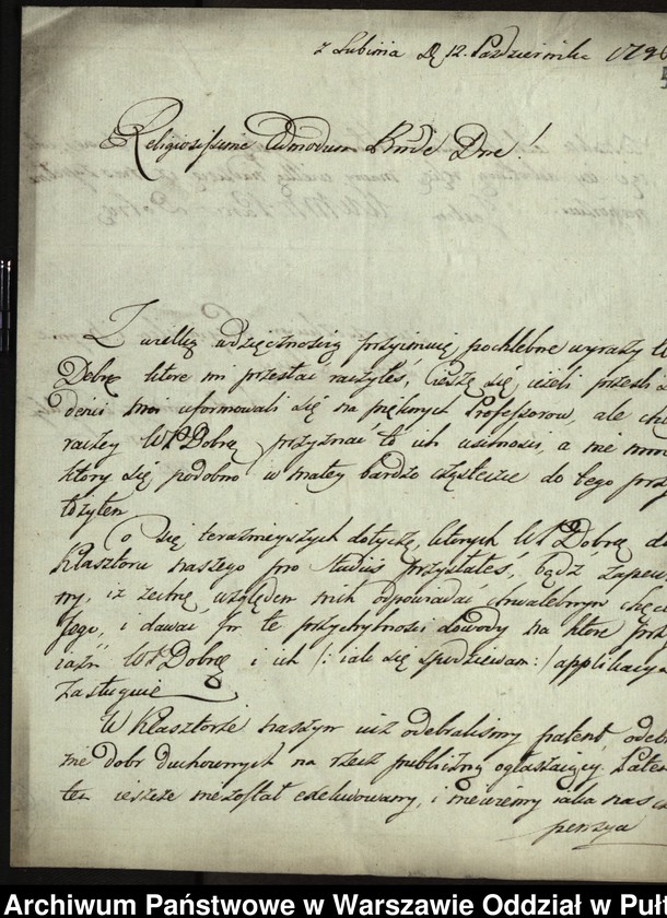 image.from.unit.number "Hieronim mnich lubiński do przeora Arnulfa Żółtowskiego"