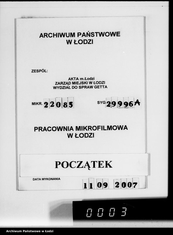 Obraz 1 z jednostki "Einnahme Anweisungen. [za różne wyroby] 73"