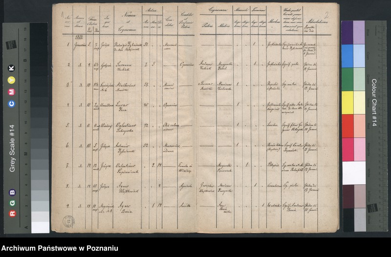 Obraz 3 z jednostki "Księga zgonów"